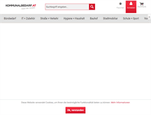 Tablet Screenshot of kommunalbedarf.at